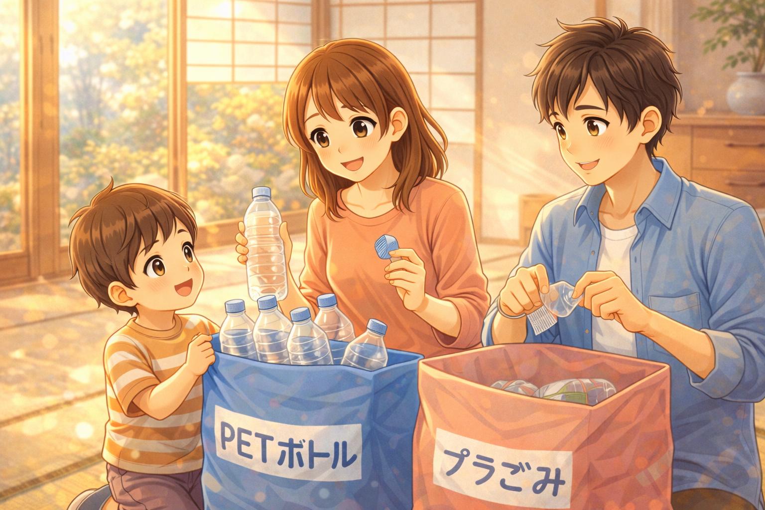 プラスチックごみ分別