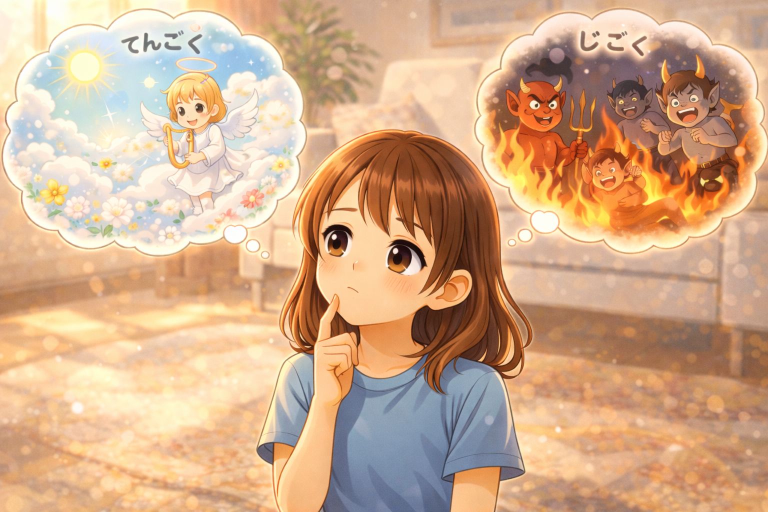 天国と地獄,どう決まる