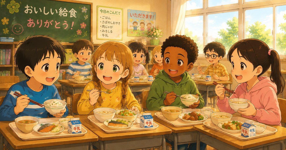 日本の給食,海外