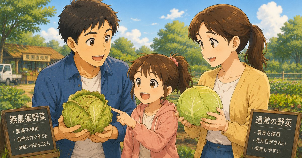 無農薬野菜,安全