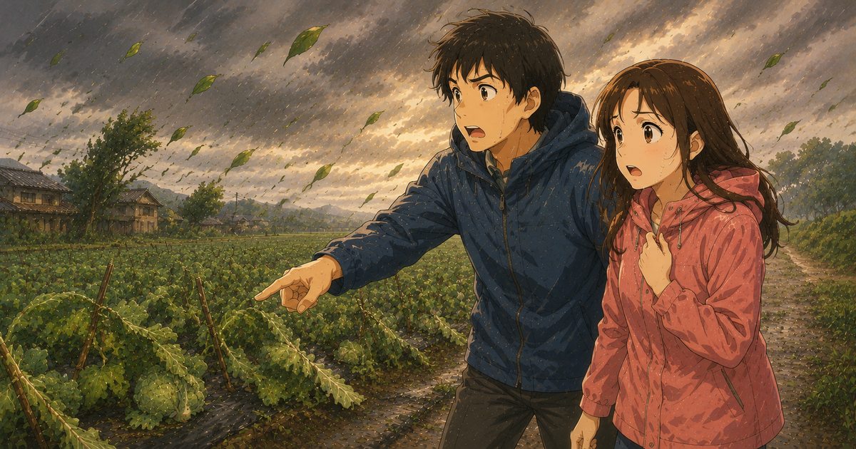 台風,野菜,高くなる,なぜ